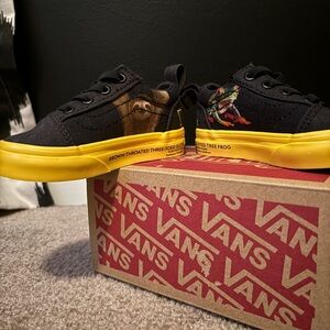 Vans x National Geographic Black and Yellow Sneakers